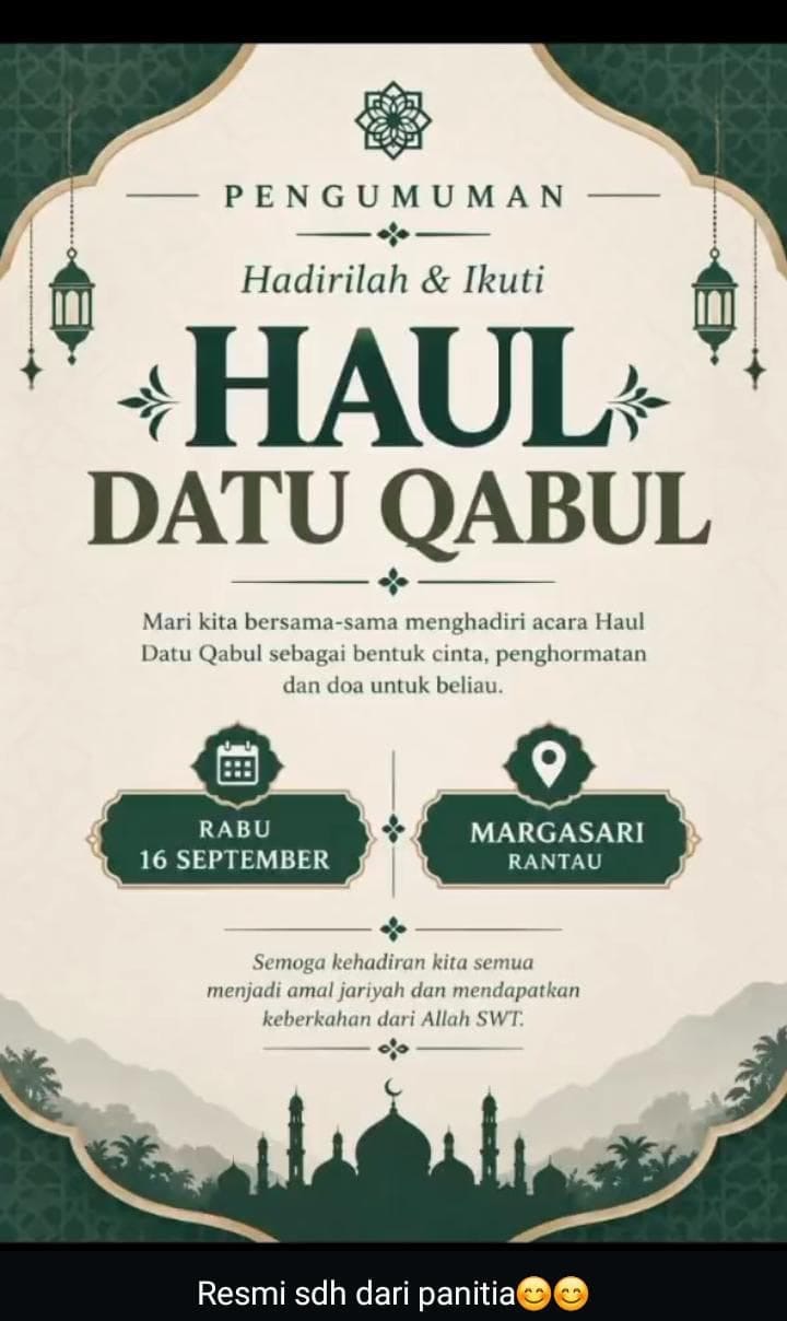 Haul Datu Qabul ke 16