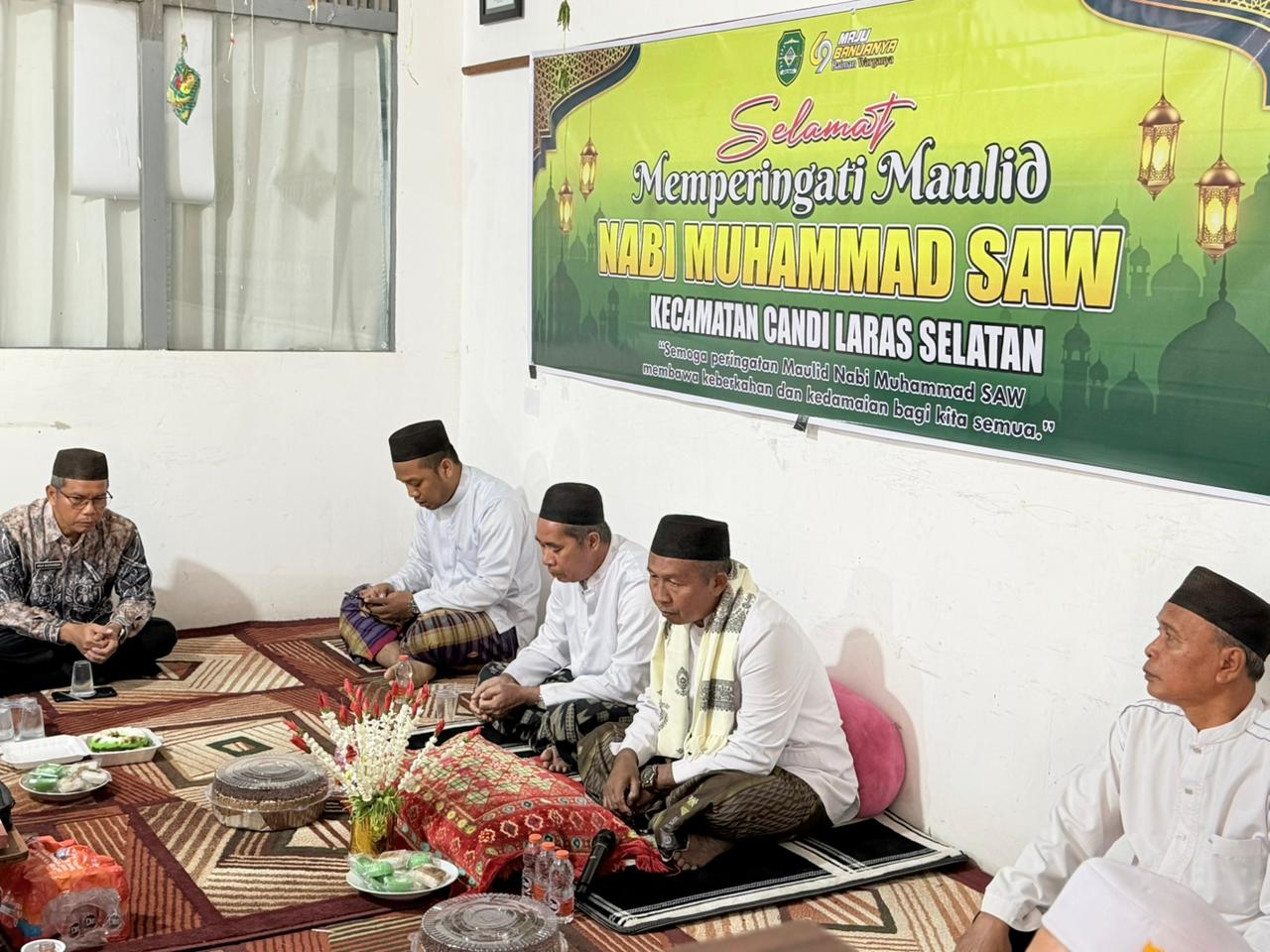MEMPERINGATI MAULID NABI MUHAMMAD SAW KECAMATAN CANDI LARAS SELATAN